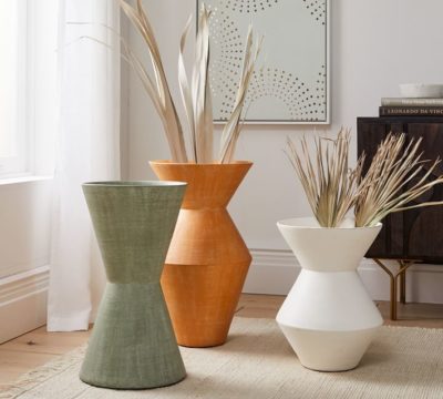 Thom Textured Floor Vase